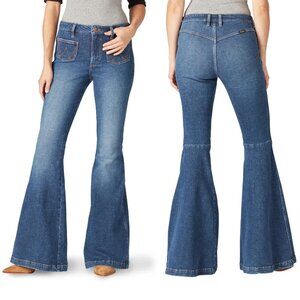 NWT New Wrangler Retro High Rise Flare Jeans Size 29 x 34